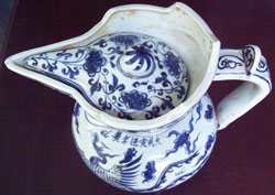 Covered Ewer with Phoenix - Chinese Blue and White Porcelain