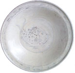 Fish Plate from Shipwreck - Underglaze Black Ceramics