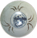 Bowl with Floral Medallion - Blue and White Porcelain