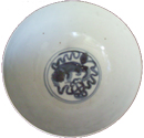 Bowl with Animal Figure - Blue and White Porcelain