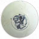 Bowl with Animal Figure - Blue and White Porcelain