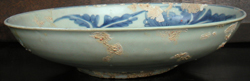 Dish with Floral Design - Chinese Blue and White Porcelain