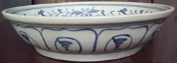 Tradeware Plate with Phoenix - Chinese Blue and White Porcelain