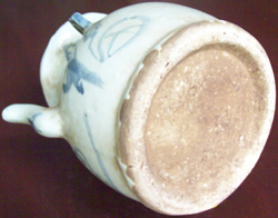 Three-Handled Swatow Ewer - Chinese Blue and White Porcelain