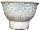 Stemcup with Floral Design - Blue and White Porcelain