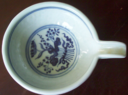Spouterd Bowl with Flowers - Chinese Blue and White Porcelain