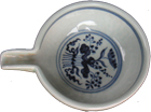 Spouted Bowl with Flowers - Blue and White Porcelain