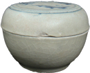 Covered Container - Blue and White Porcelain