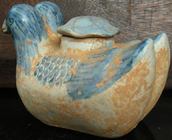Double-Duck Water Vessel - Chinese Blue and White Porcelain