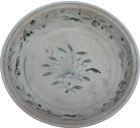 Plate with Lotus Blossom - Blue and White Porcelain