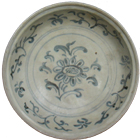 Plate with Blossom - Blue and White Porcelain