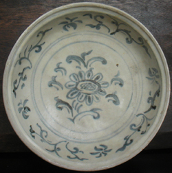 Plate with Blossom - Chinese Blue and White Porcelain