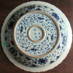 Large Plate with Blossom - Chinese Blue and White Porcelain