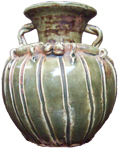 Two-Handled Dragon Vase - Chinese Celadon Ceramics
