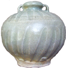 Two-Handled Celadon Vase - Chinese Celadon Ceramics
