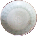 Plate with Incised Lines - Chinese Celadon Ceramics