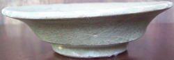 Plate with Barbed Rim - Chinese Celadon Stoneware Ceramics