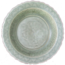 Celadon Plate with Animal FIgure - Chinese Celadon Ceramics