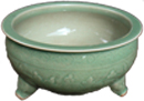 Large Tripod Censer Bowl - Chinese Celadon Ceramics