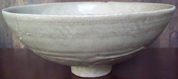 Bowl with Small Foot Rim - Chinese Celadon Stoneware Ceramics