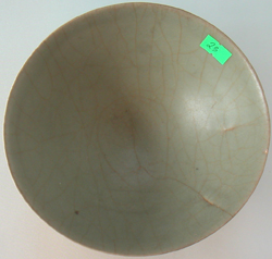 Ribbed Celadon Bowl - Chinese Celadon Stoneware Ceramics