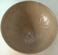 Brown Bowl from Shipwreck - Chinese Celadon Stoneware Ceramics