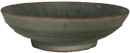 Green Dish with Lines - Chinese Celadon Ceramics