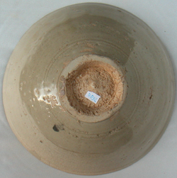 Dark Green Celadon Bowl -  Celadon Stoneware Ceramics