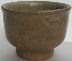 Brownish Green Celadon Bowl -  Celadon Stoneware Ceramics