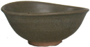 Elliptical Celadon Bowl - Chinese Celadon Ceramics