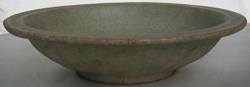 Green Celadon Plate  -  Celadon Stoneware Ceramics