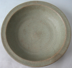 Green Celadon Plate  -  Celadon Stoneware Ceramics