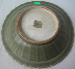 Celadon Plate with Qilin -  Celadon Stoneware Ceramics