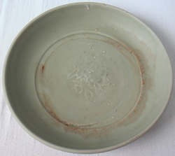 Green Celadon Plate -  Celadon Stoneware Ceramics