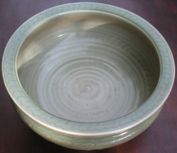 Celadon Tripod Censer -  Celadon Stoneware Ceramics