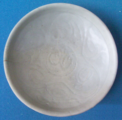 Shipwreck Dish with Floral Design - Chinese Celadon Stoneware Ceramics