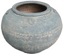 Guan with Impressed Design - Chinese Earthenware Ceramics