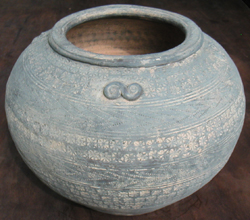 Guan with Imprressed Design  - Chinese Earthenware Ceramics