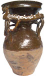 Funerary Jar with Dragon - Chinese Earthenware Ceramics