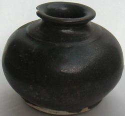 Dark Brown Jar - Chinese Earthenware Ceramics