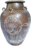 Martaban Jar with Medallions - Chinese Earthenware Ceramics