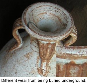 Glaze Deterioration on an ancient Chinese Qingbai Porcelain