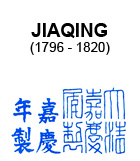 Jiaqing Mark on Qing Dynasty Chinese Blue and White Porcelain