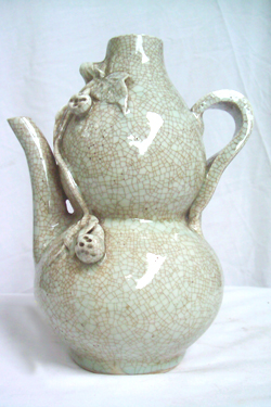 Double Gourd Ewer- Chinese Porcelain and Stoneware