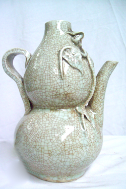 Double Gourd Ewer- Chinese Porcelain and Stoneware