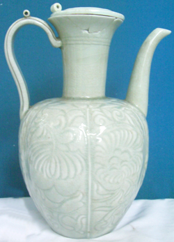 Qingbai Ewer with Cover - Chinese Porcelain and Stoneware