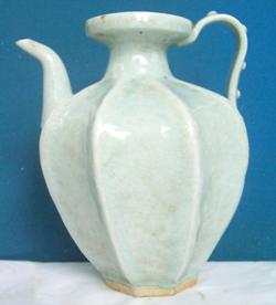 Ewer with Studded Handle - Chinese Porcelain and Stoneware