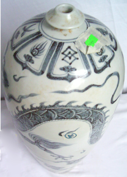 Meiping Vase with Dragon - Chinese Blue and White Porcelain