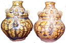 Small Brown Owl Vases - Tang Dynasty Chinese Ceramics