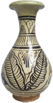 Cizhou Bottle Vase - Underglaze Black Ceramics